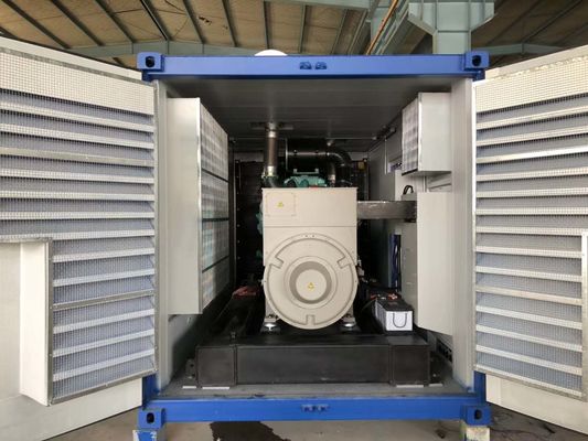 50 हर्ट्ज डीपसी कंट्रोलर 1000kva कमिंस जेनरेटर कंटेनरीकृत जेनसेट