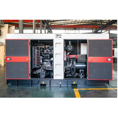 कारखाने की बिक्री 400kW 500KVA Cum min डीजल जनरेटर सेट 500kva बिक्री के लिए सुपर साइलेंट ओपन फ्रेम डीजल जनरेटर के साथ